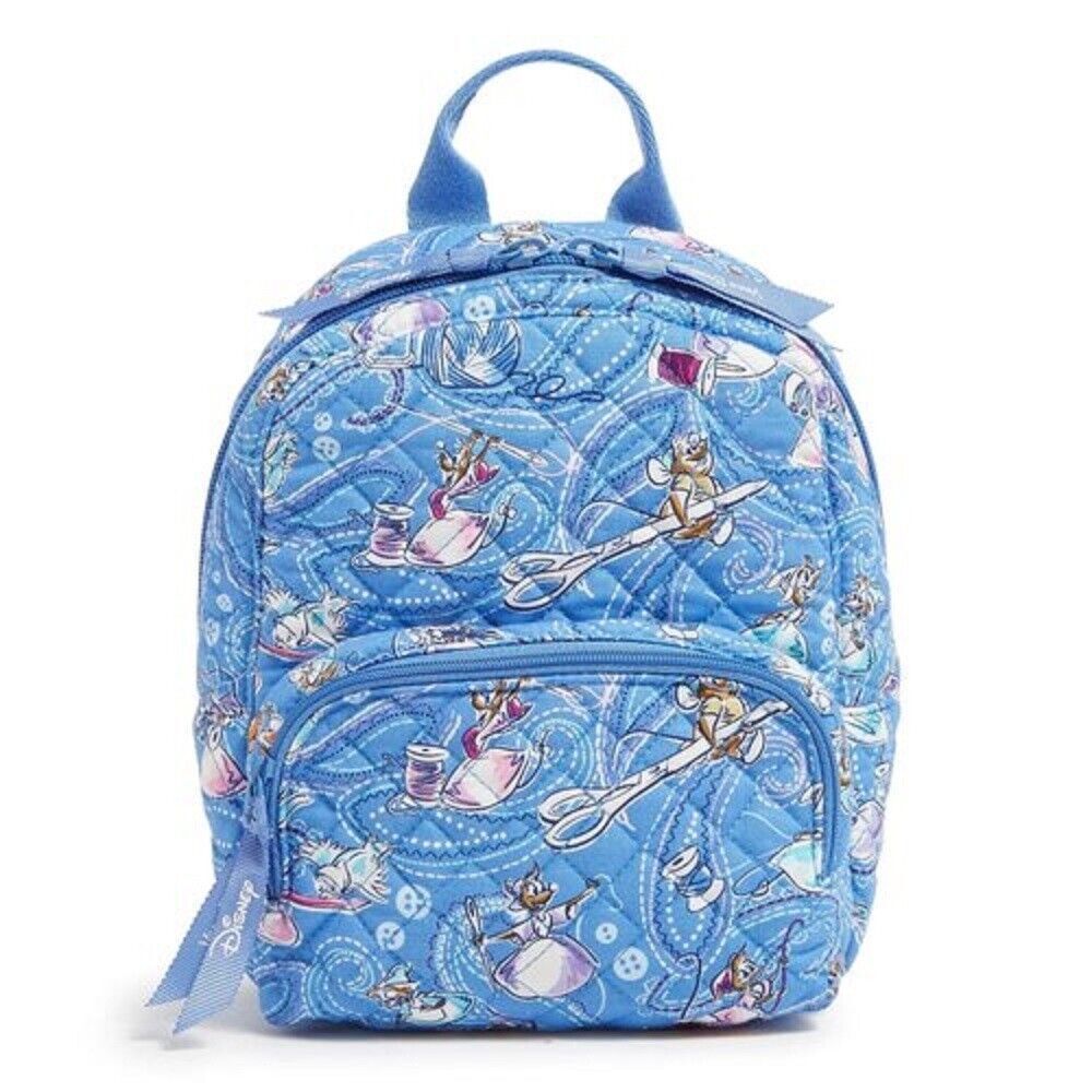 Vera Bradley Disney Cinderella Paisley Friends Mini Backpack NWT
